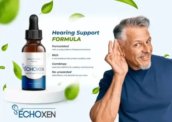 How does EchoXen work for hearing support